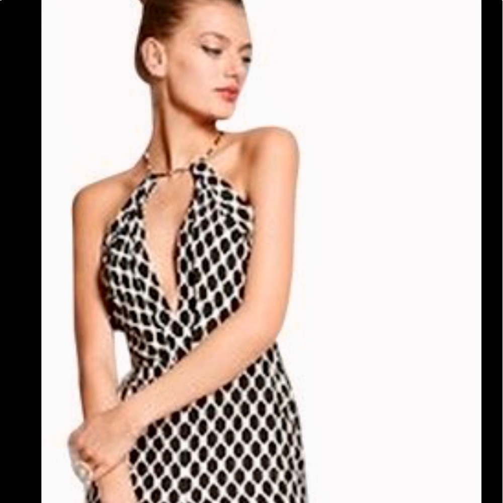 Diane Von Furstenberg DVF Silk Ireland Romper Sz14